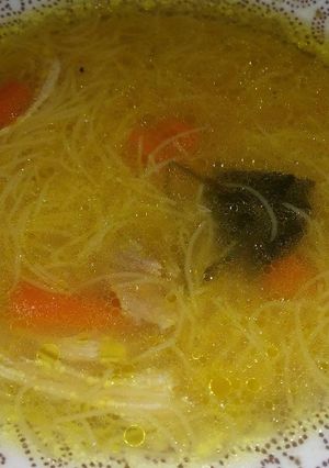 Kuktában főtt "gyors" húsleves recept fotója