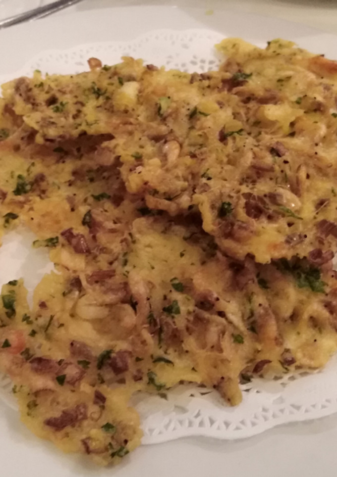 Una foto de Tortillitas de camarones