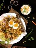 Hyderabadi Kachchi Mutton Dum Biryani