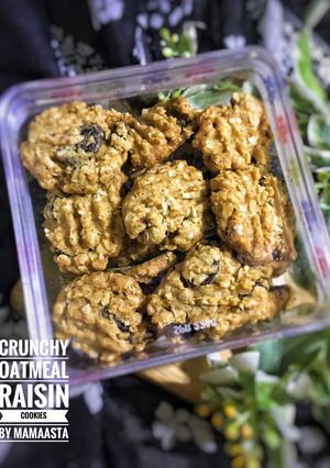 Foto resep Crunchy Oatmeal Choco Cookies