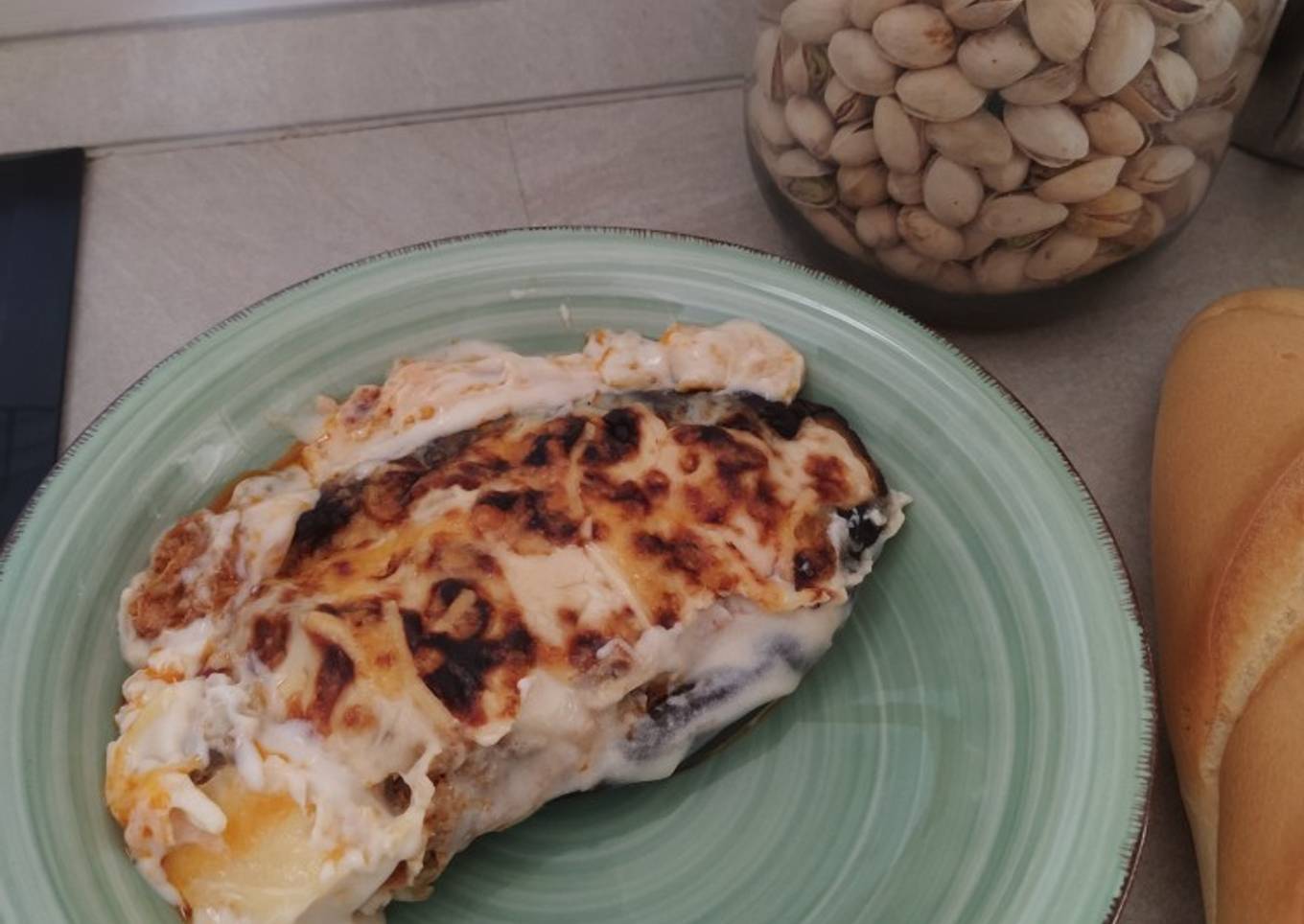 Berenjenas rellenas de atún (versión rápida)