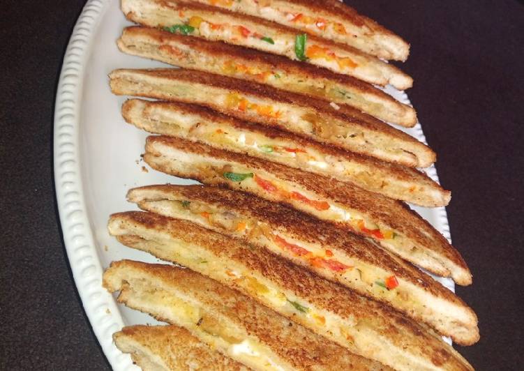 Easiest Way to Make Yummy Chicken toast This is Secret Recipe  From Homemade !!