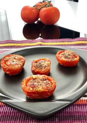 Une photo de Tomates rôties aux parmesan
