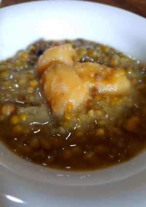 Foto resep Bubur Kacang ijo + Pisang
