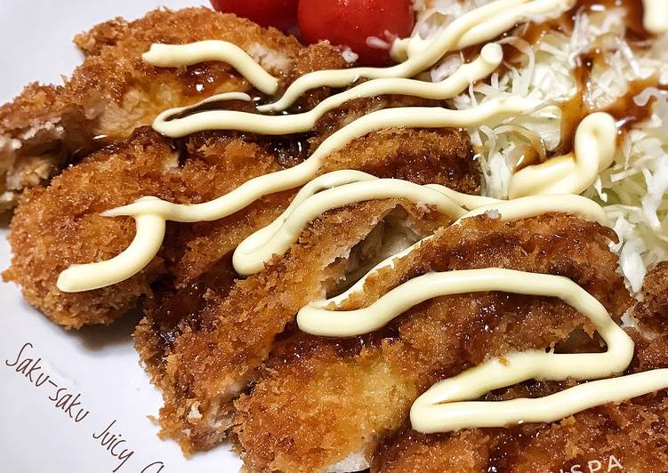 Niiyama Saku - Saku juicy Chicken katsu (garing di luar juicy di dalam) part 2