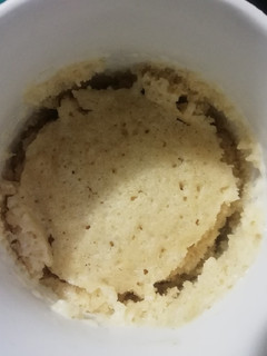 Una foto de Mugcake fit de Avena con naranja sin azucar ni huevo