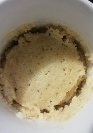 Una foto de Mugcake fit de Avena con naranja sin azucar ni huevo