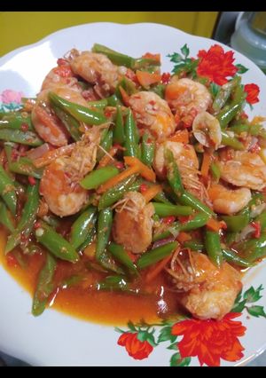 Foto resep Tumis udang buncis