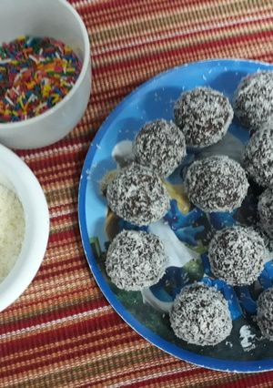 Una foto de Trufas de choco (alto reciclaje)😋