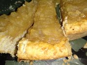 Una foto de tarta de manzana de la abuela