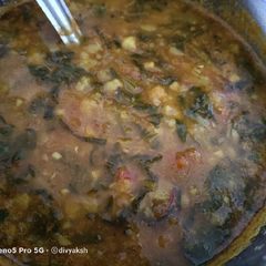 A picture of Masala Daal Palak.