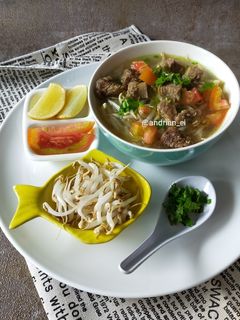 Foto resep Soto Daging Kuah Bening