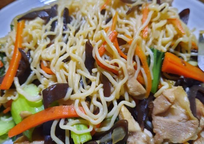 MIE SHIRATAKI/KONYAKU CAPJAE ala Jepang 😁👍 #lunch300kalori