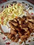 Pavo marinado con ensalada americana — Early Thanksgiving version—