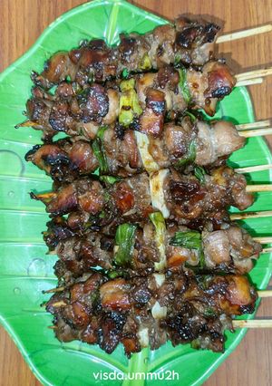 Foto resep Yakitori / Sate Ayam Khas Jepang Panggang Teflon
