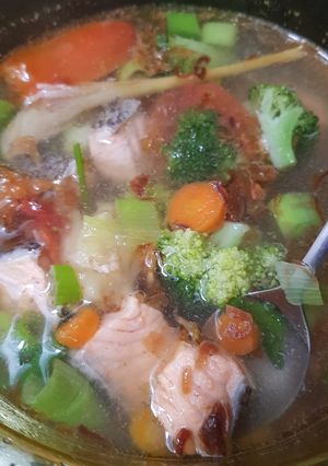 Foto resep Sup salmon