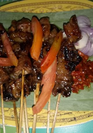 Foto resep Sate sapi bumbu kecap