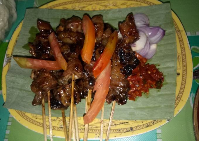 Resep Sate Sapi Bumbu Kecap Oleh Devisulastri Sulastri Cookpad