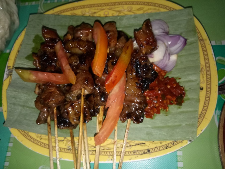  Resep gampang memasak Sate sapi bumbu kecap  sedap