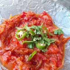 A picture of Timatar ki chutney.