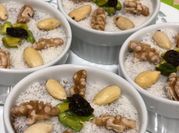 A picture of pistachio almond coconut