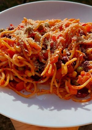 Vegán mexikói tészta recept fotója