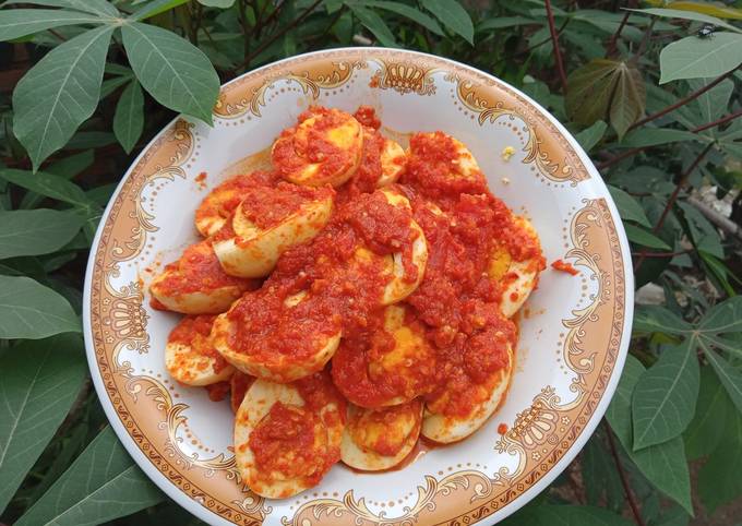 Cara Membuat Telur Balado Kekinian