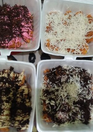 Foto resep Pisang crispy aneka macam toping