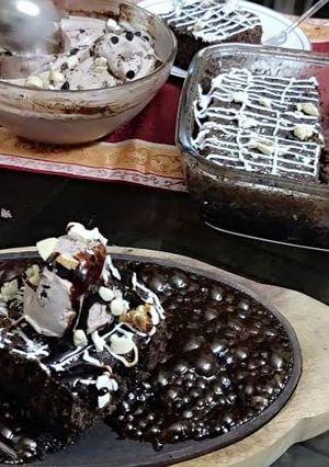 A picture of Sizzling brownie.