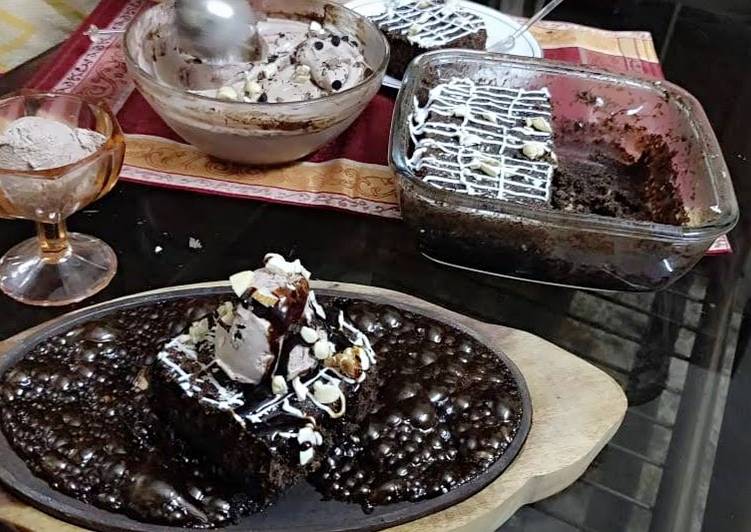 Simple Way to Prepare Super Quick Homemade Sizzling brownie