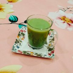 A picture of MATCHA LATTE (Matcha green tea).