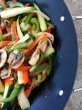 Verduras al wok