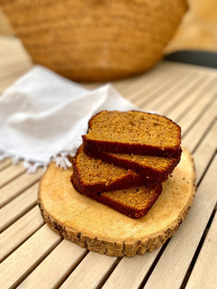 Una foto de Bizcocho de calabaza asada y especias