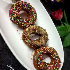 A picture of Nutella chocolate Doughnuts.