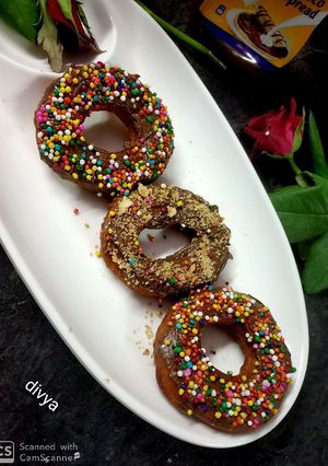 A picture of Nutella chocolate Doughnuts.