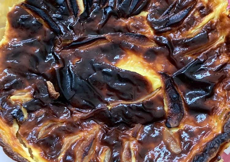 Tarta de manzana y pera