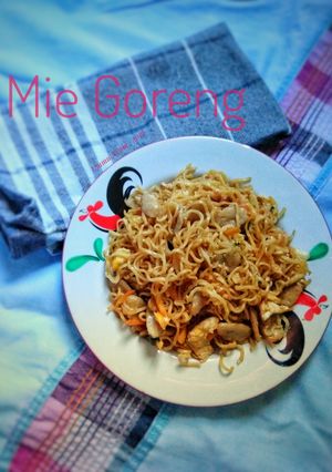 Foto resep Mie Goreng Pelengkap Nasi Uduk