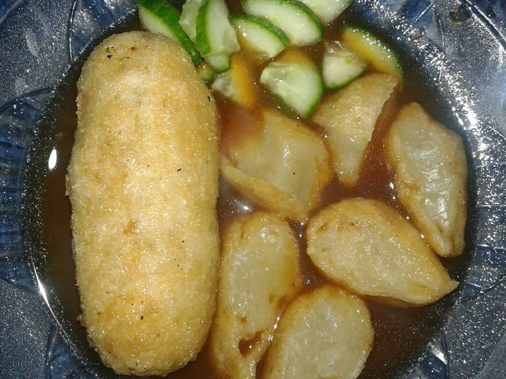 Langkah Gampang Menyiapkan Resep  Pempek dos (udang rebon/ebi) yang Lezat, Menggugah Selera