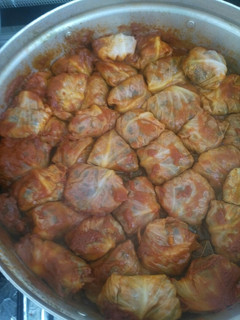 عکسی از دستور دلمه کلم و برگ مو