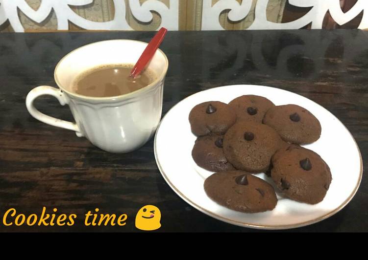 Cara Gampang Membuat Cookies Coklat Jumbo 😁 Anti Gagal