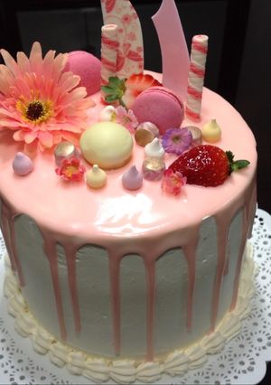 Una foto de Drip cake