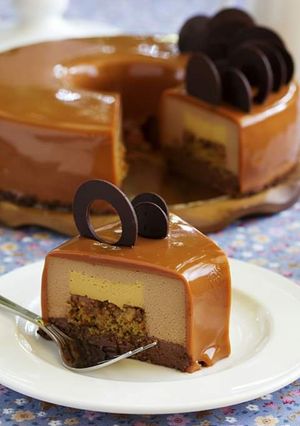 A picture of Glaçage caramel.
