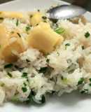 Xôi sắn nồi cơm điện