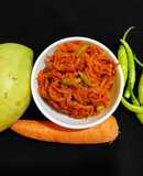 Summer carrot chilli pickle