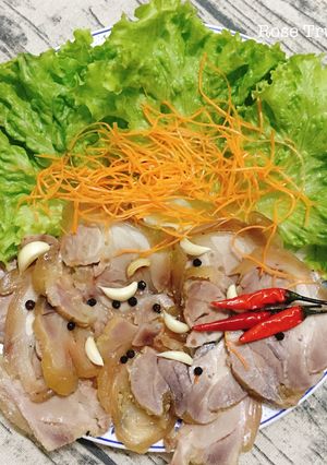 Hình của món Thịt Giò Heo Ngâm Mắm.
