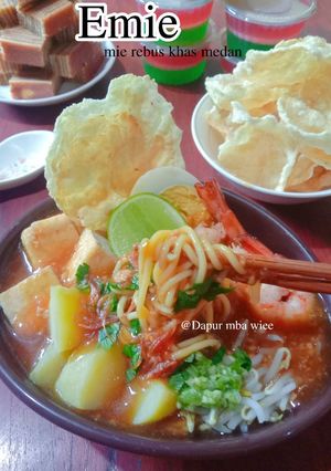 Foto resep EMIE (mie rebus medan)