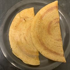 Sabut Green moong oats dosa A picture of Sabut Green moong oats dosa.
