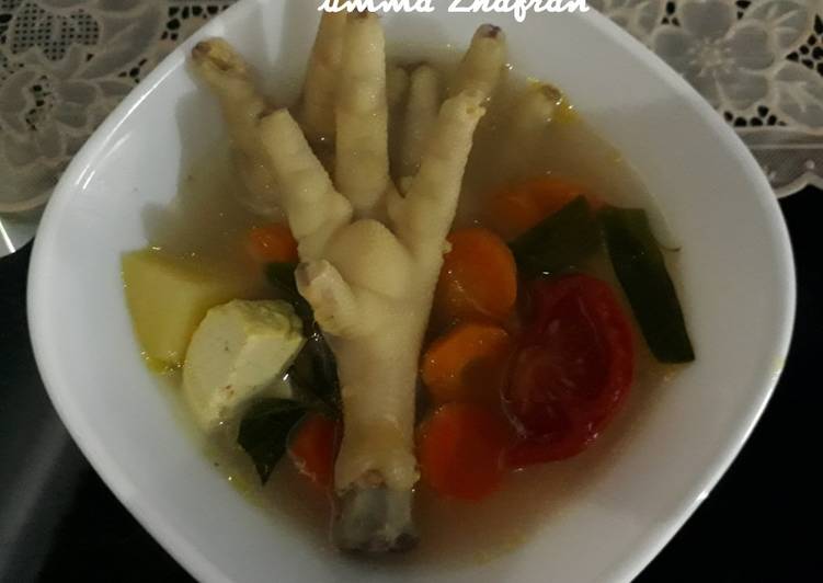 Sop ceker simple enak