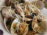 wine steamed clams