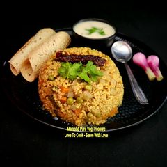 Proso Millet Pulav A picture of Proso Millet Pulav.